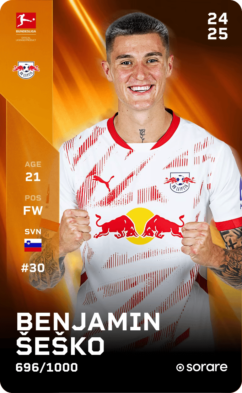 Benjamin Šeško 2024-25 • Limited 696/1000