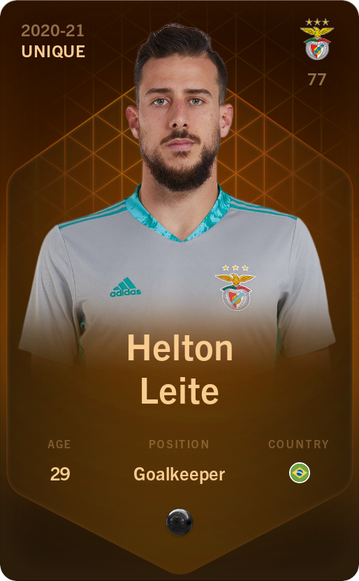 Sorare - Sorare Official - Helton Leite 2020-21 • Unique - NFT # 87451992932405736824267873033646254919038583137673696623044956496521823596634