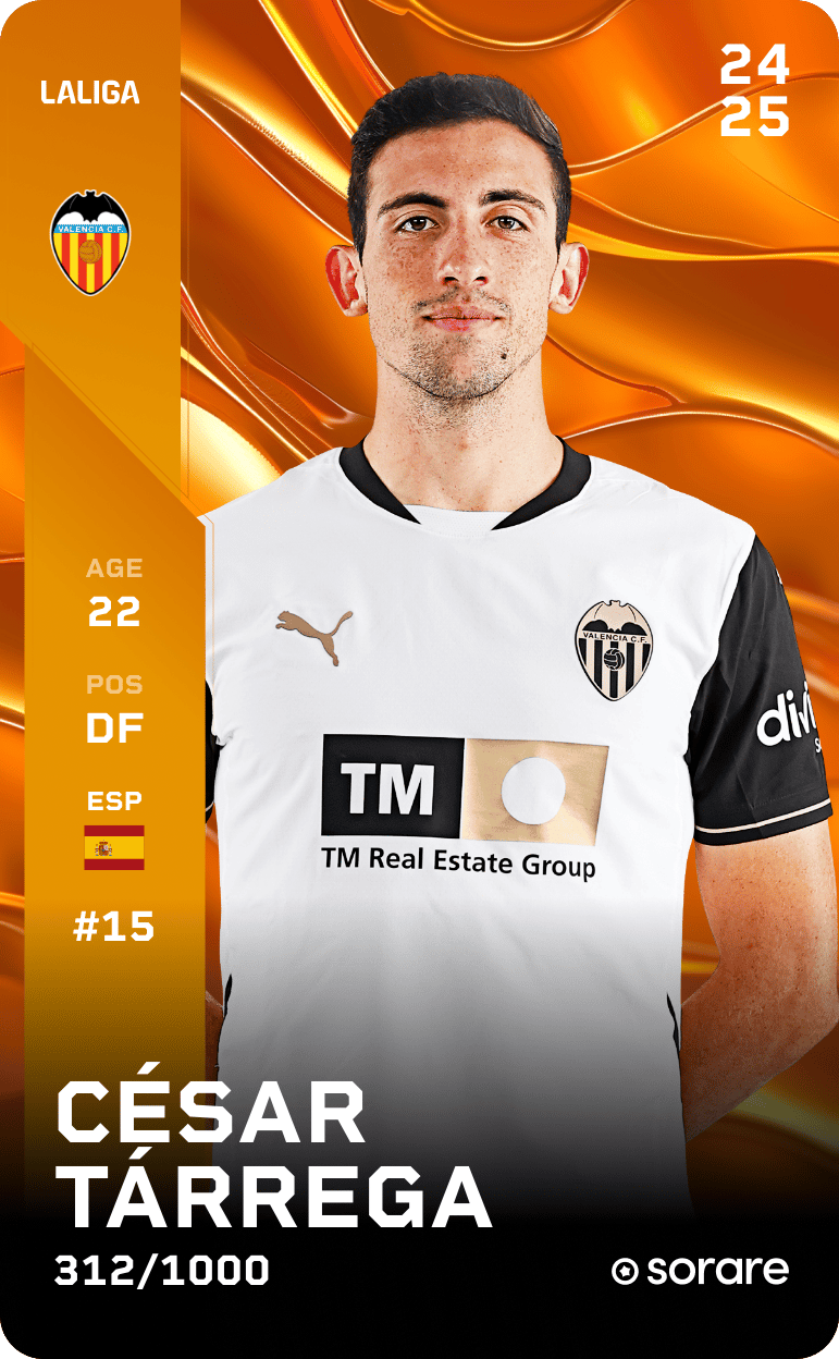 César Tárrega 2024-25 • Limited 312/1000