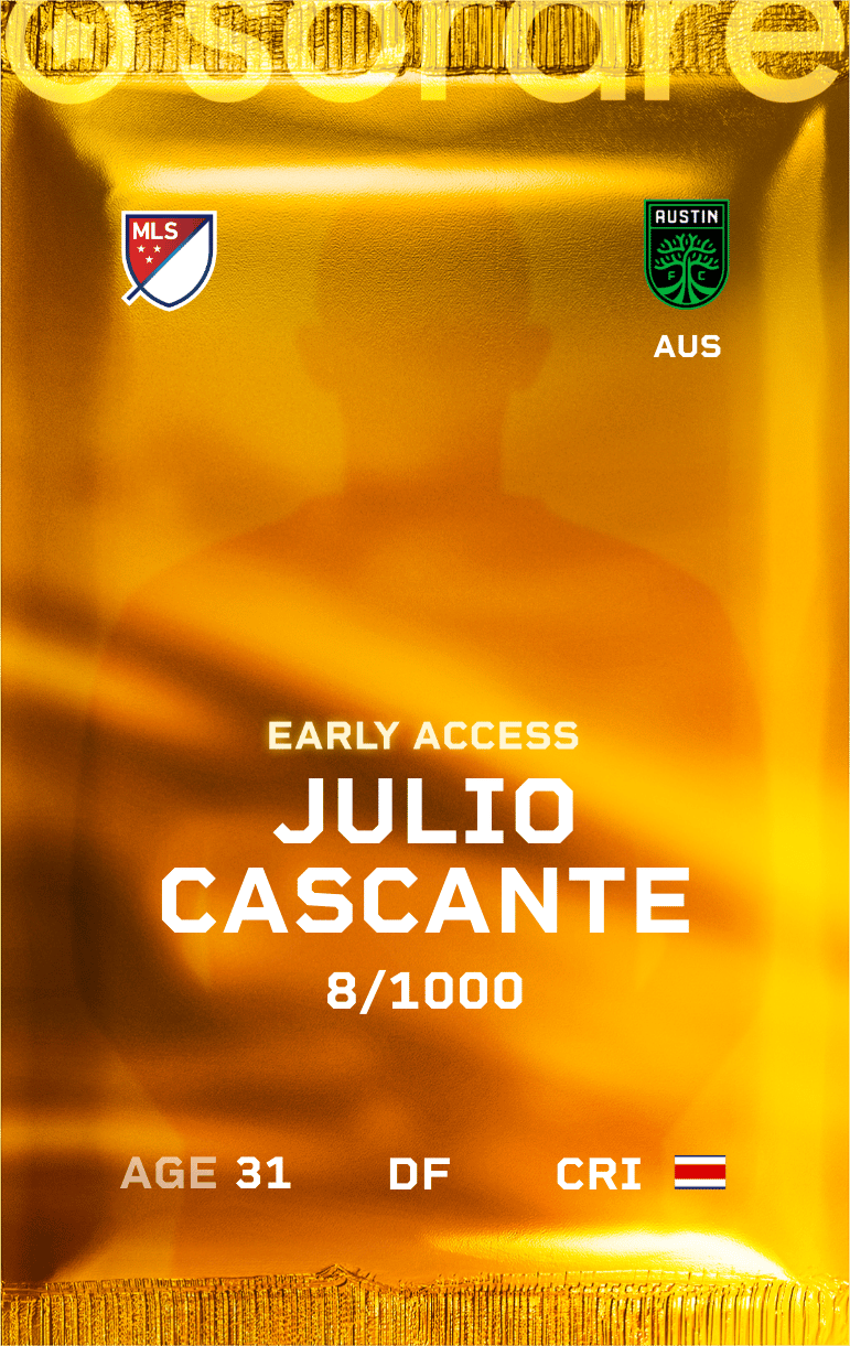 Julio Cascante 2025-26 • Limited 8/1000