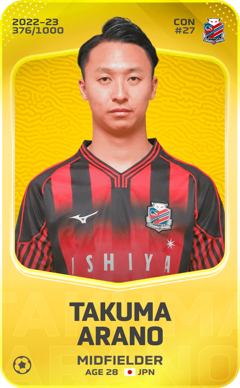 Takuma Arano 2022-23 • Limited 376/1000
