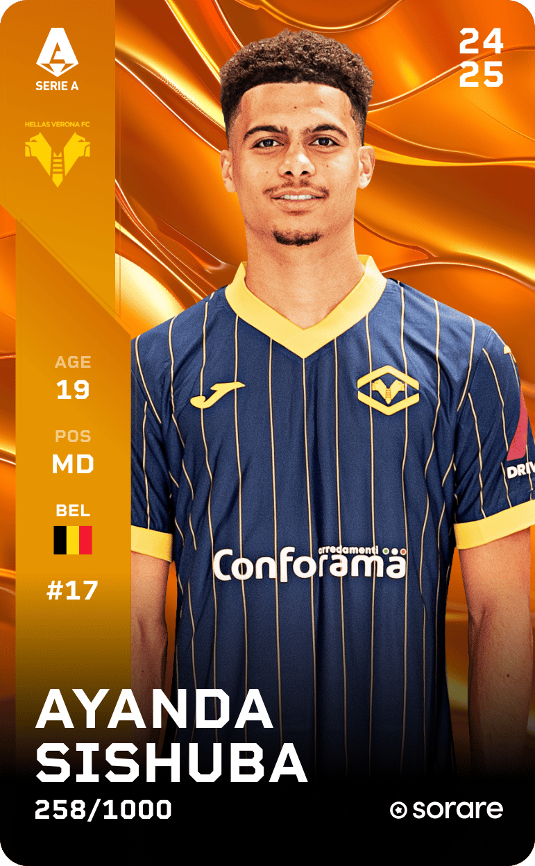 Ayanda Sishuba 2024-25 • Limited 258/1000