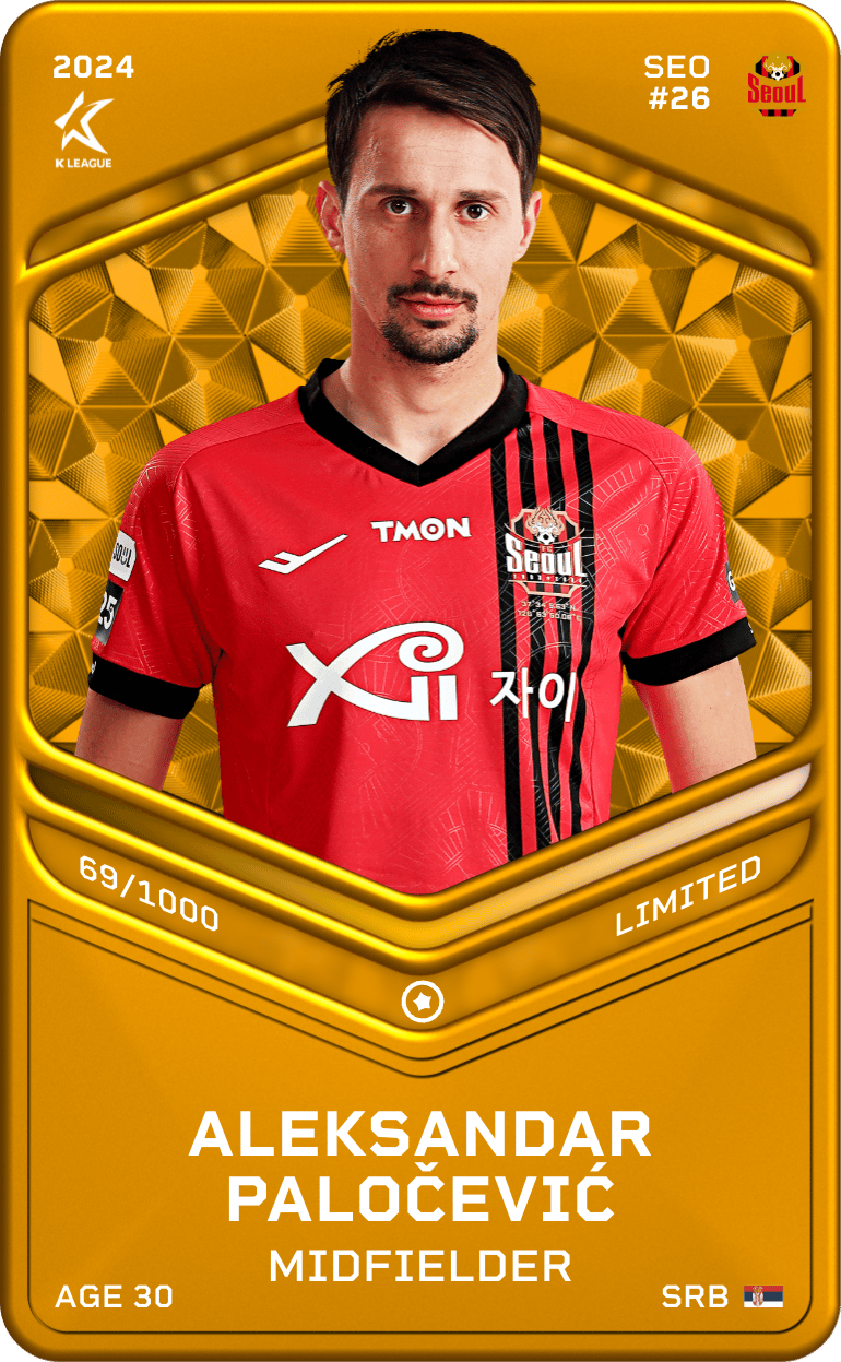 Aleksandar Paločević 2024-25 • Limited 69/1000