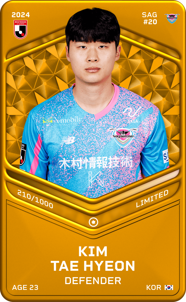 Kim Tae-Hyeon 2024-25 • Limited 210/1000