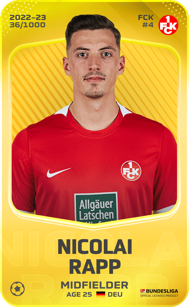 Nicolai Rapp 2022-23 • Limited 36/1000