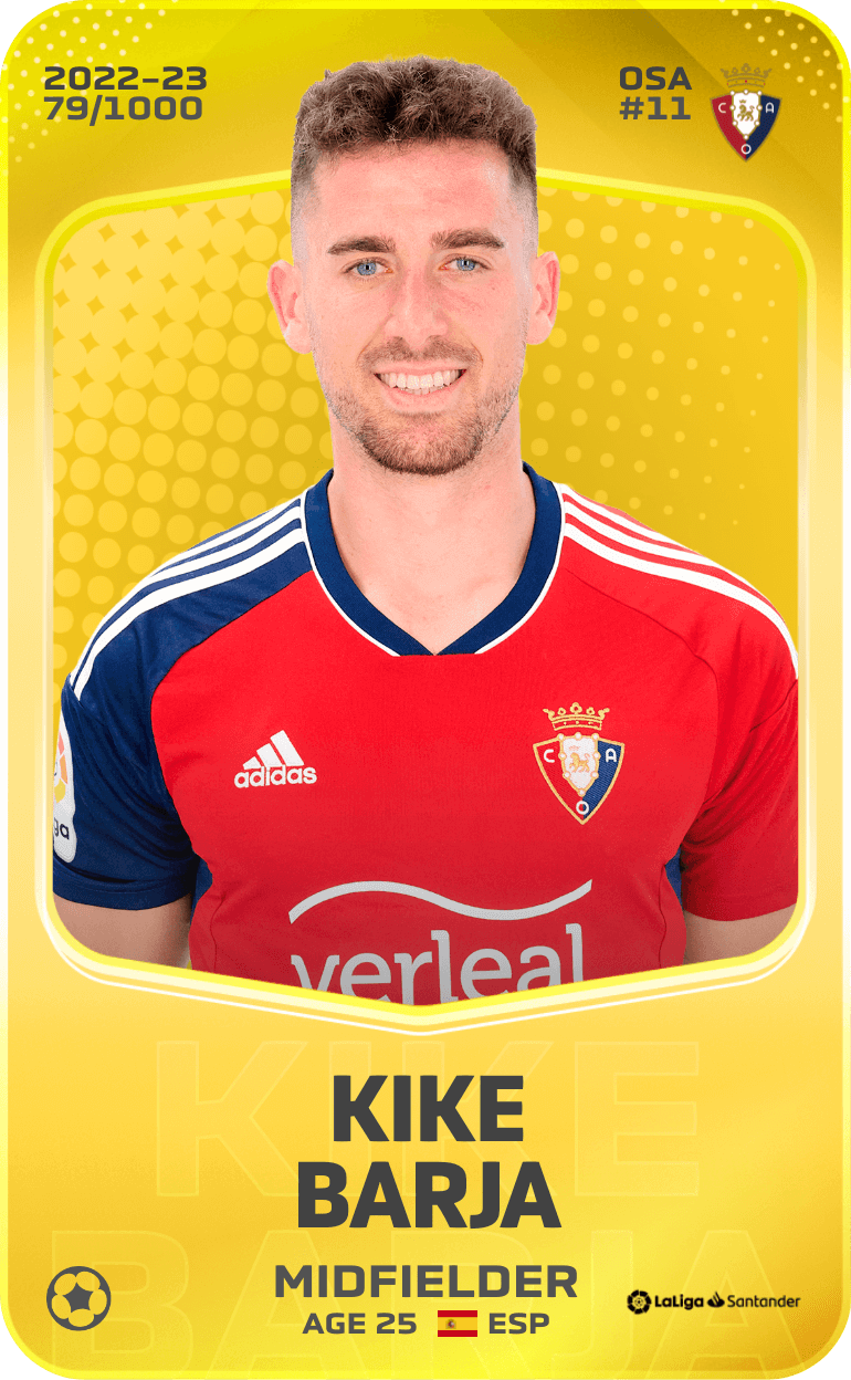Kike Barja 2022-23 • Limited 79/1000
