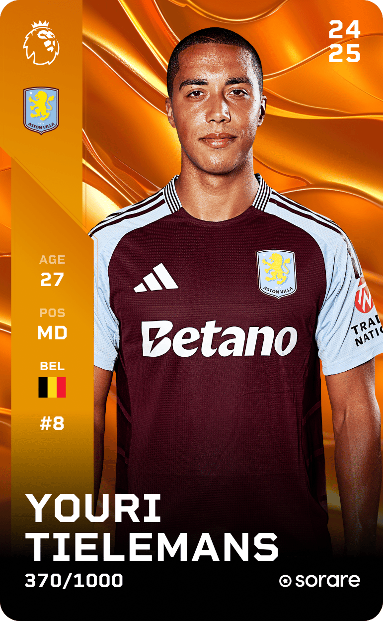 Youri Tielemans 2024-25 • Limited 370/1000