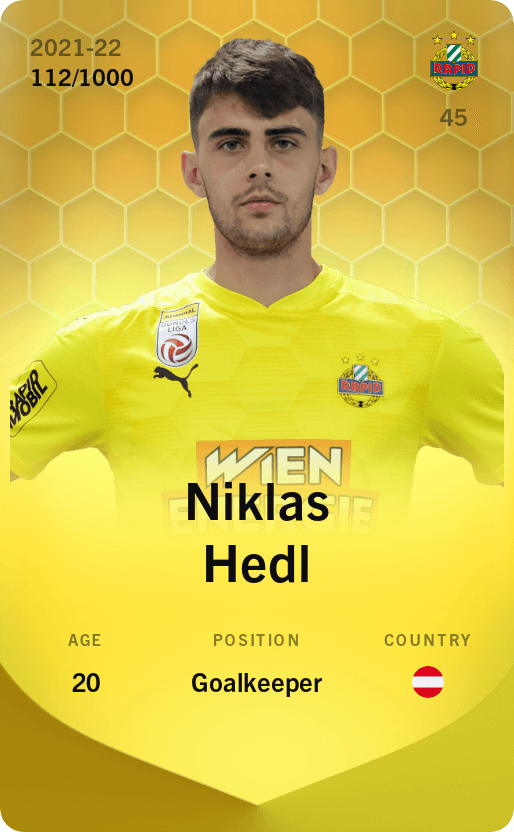 Niklas Hedl 2021-22 • Limited 112/1000