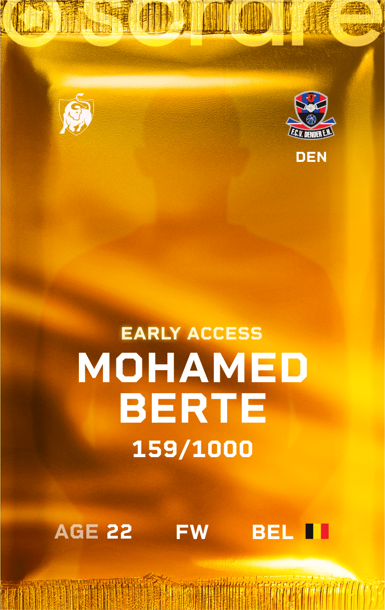 Mohamed Berte 2024-25 • Limited 159/1000