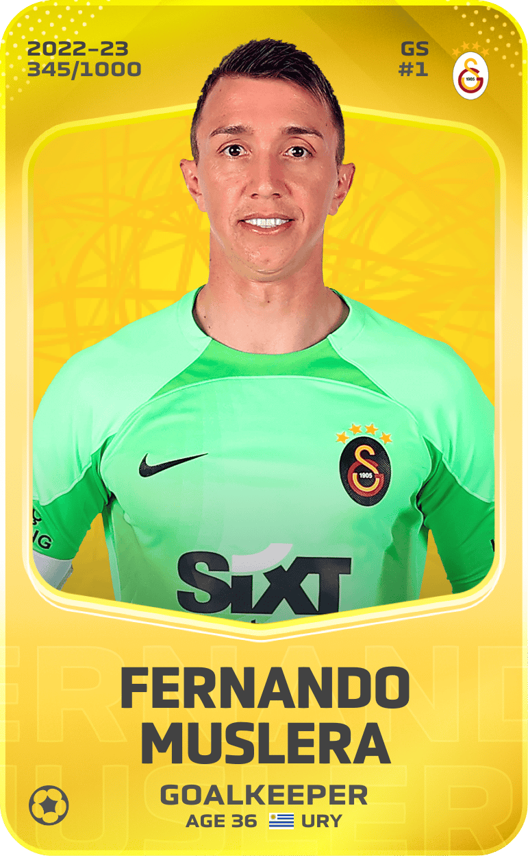 Fernando Muslera 2022-23 • Limited 345/1000