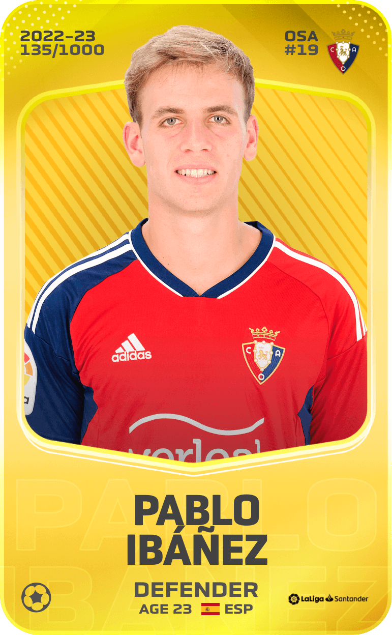 Pablo Ibáñez 2022-23 • Limited 135/1000
