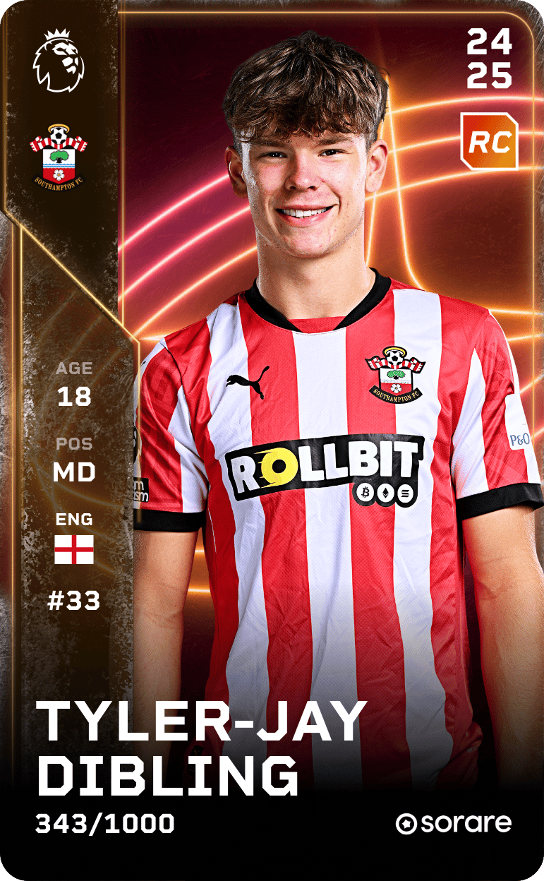 Tyler-Jay Dibling 2024-25 • Limited 343/1000