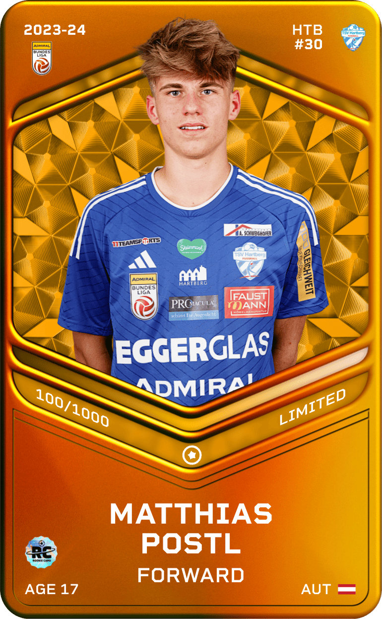 Matthias Postl 2023-24 • Limited 100/1000