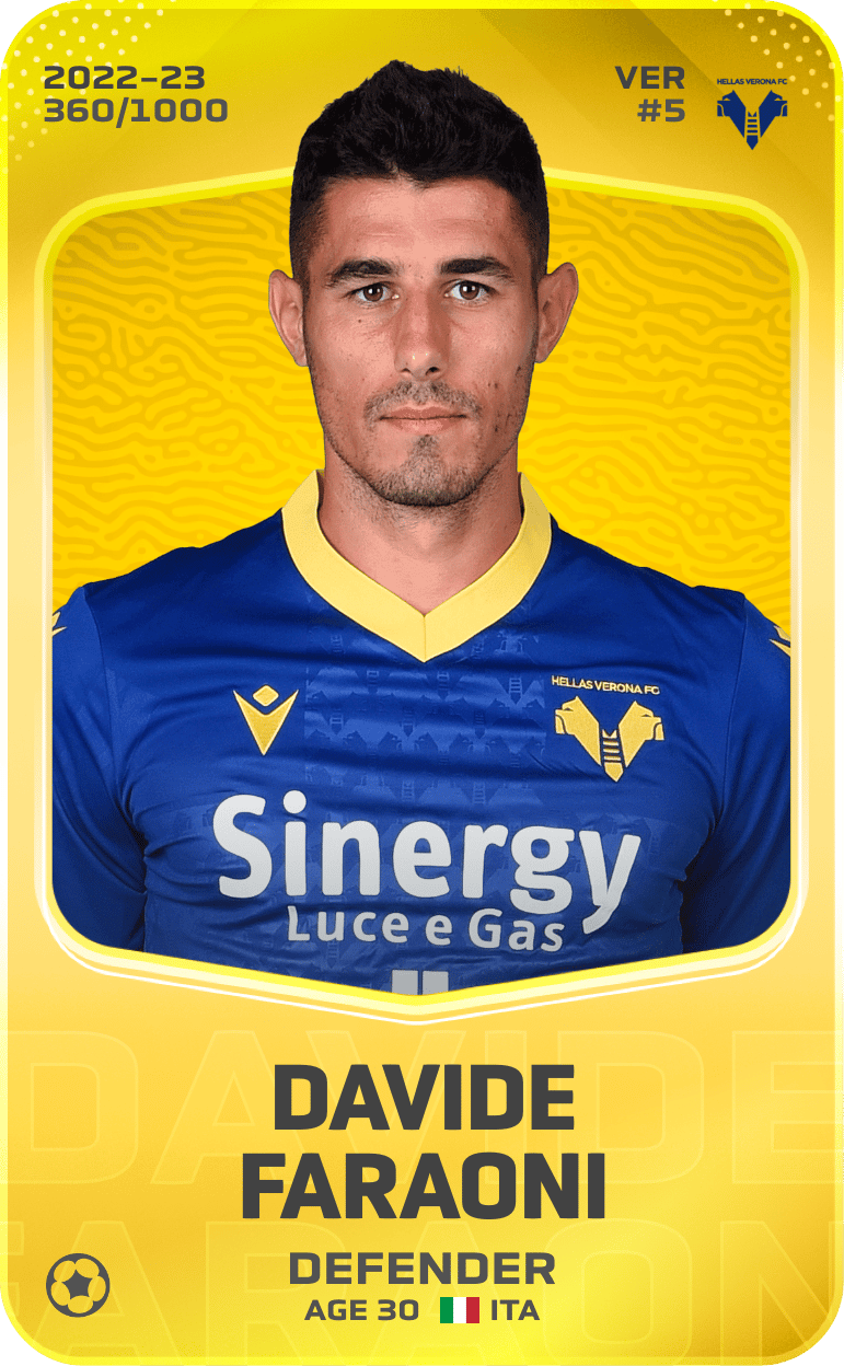 Davide Faraoni 2022-23 • Limited 360/1000