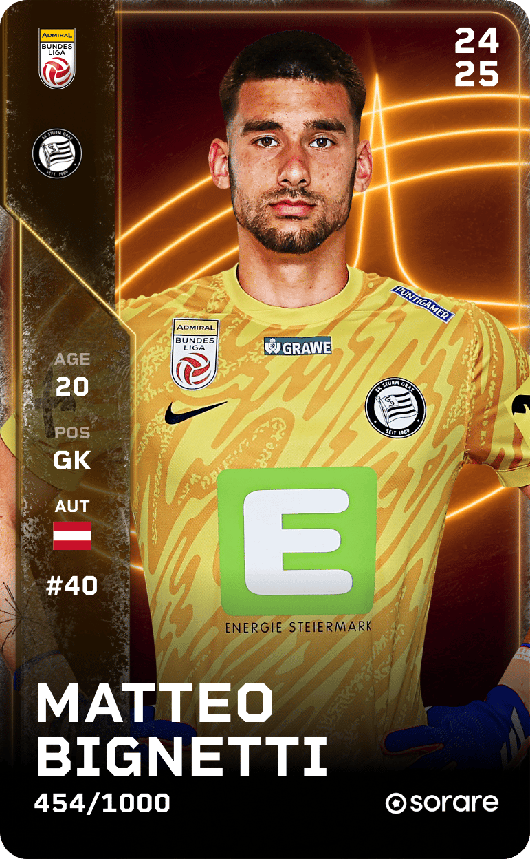 Matteo Bignetti 2024-25 • Limited 454/1000
