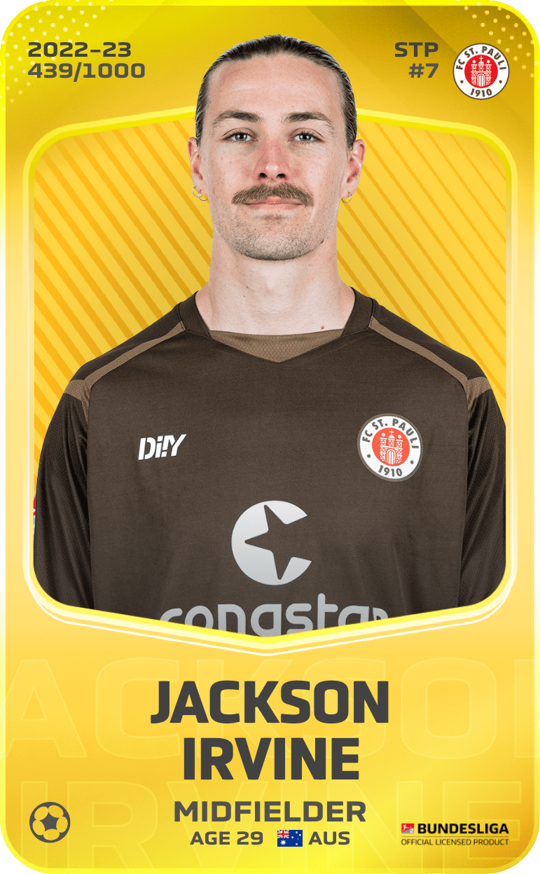 Jackson Irvine 2022-23 • Limited 439/1000