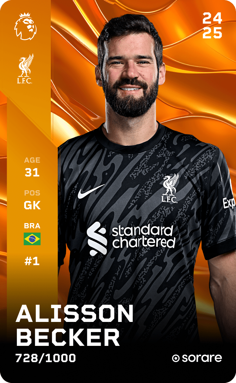 Alisson Becker 2024-25 • Limited 728/1000