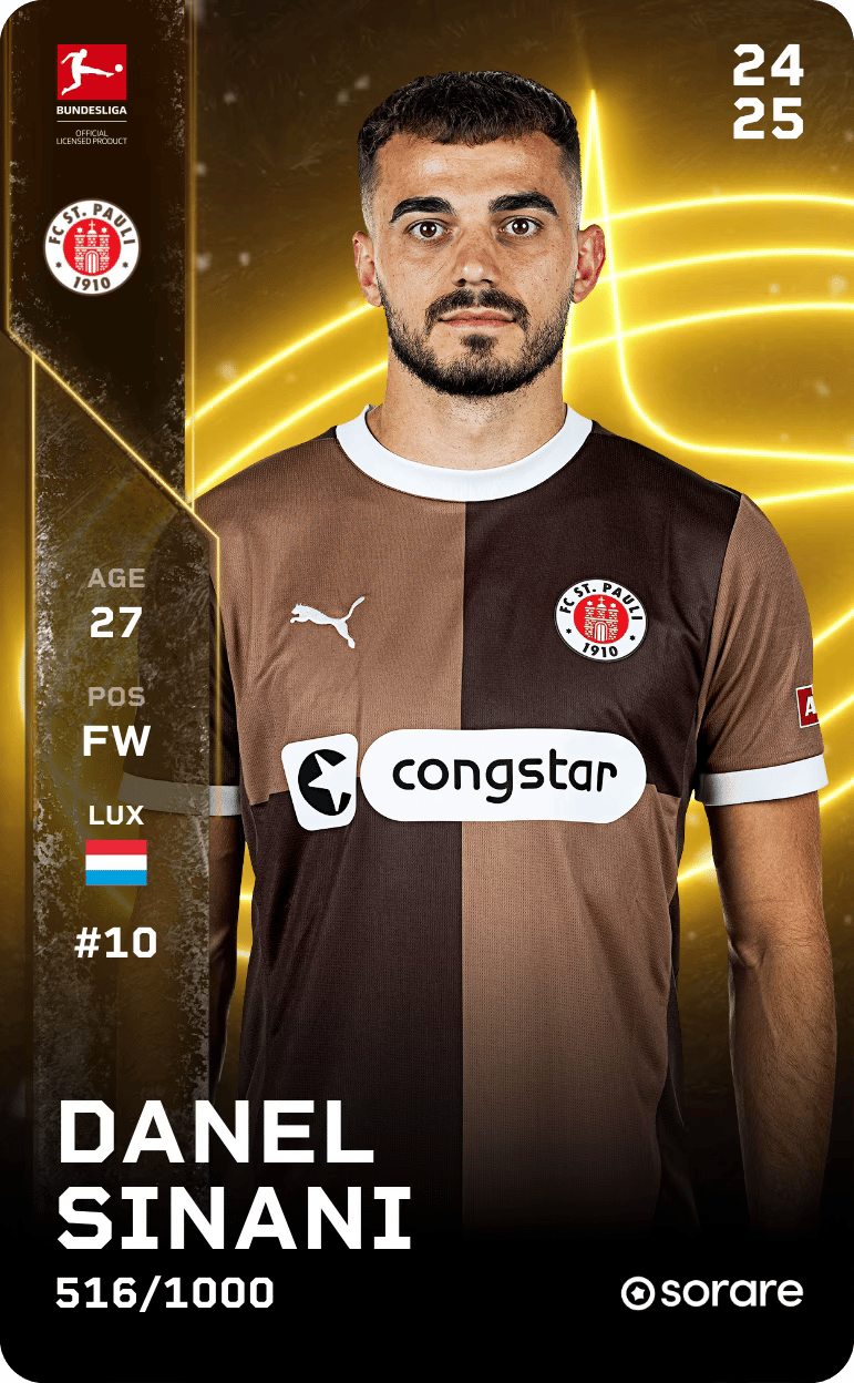 Danel Sinani 2024-25 • Limited 516/1000