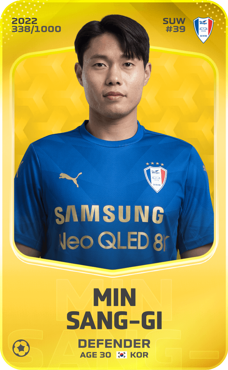 Min Sang-Gi 2022-23 • Limited 338/1000