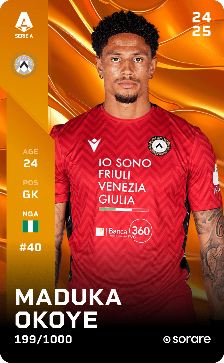 Maduka Okoye 2024-25 • Limited 199/1000