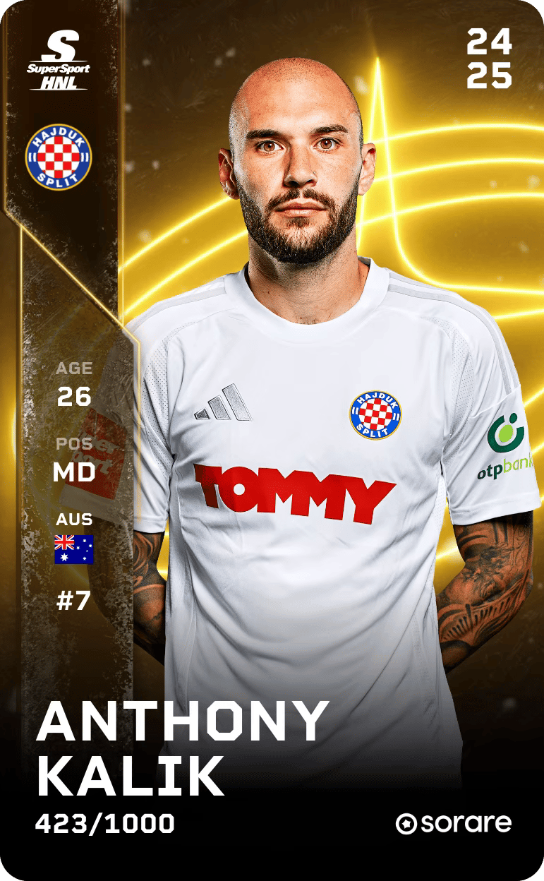 Anthony Kalik 2024-25 • Limited 423/1000