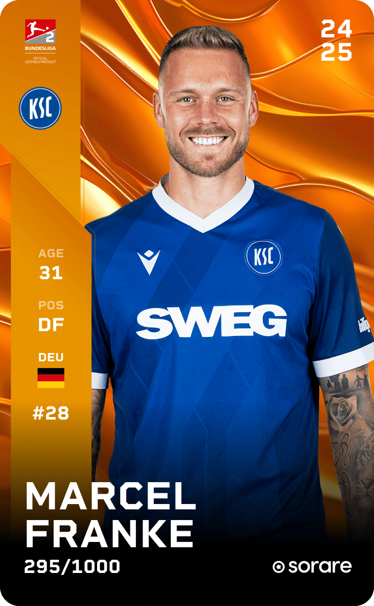Marcel Franke 2024-25 • Limited 295/1000