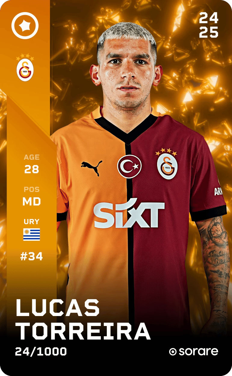 Lucas Torreira 2024-25 • Limited 24/1000