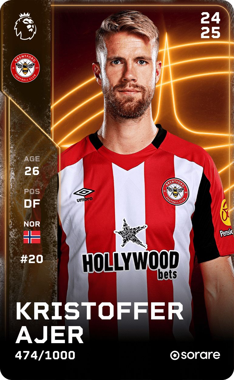 Kristoffer Ajer 2024-25 • Limited 474/1000