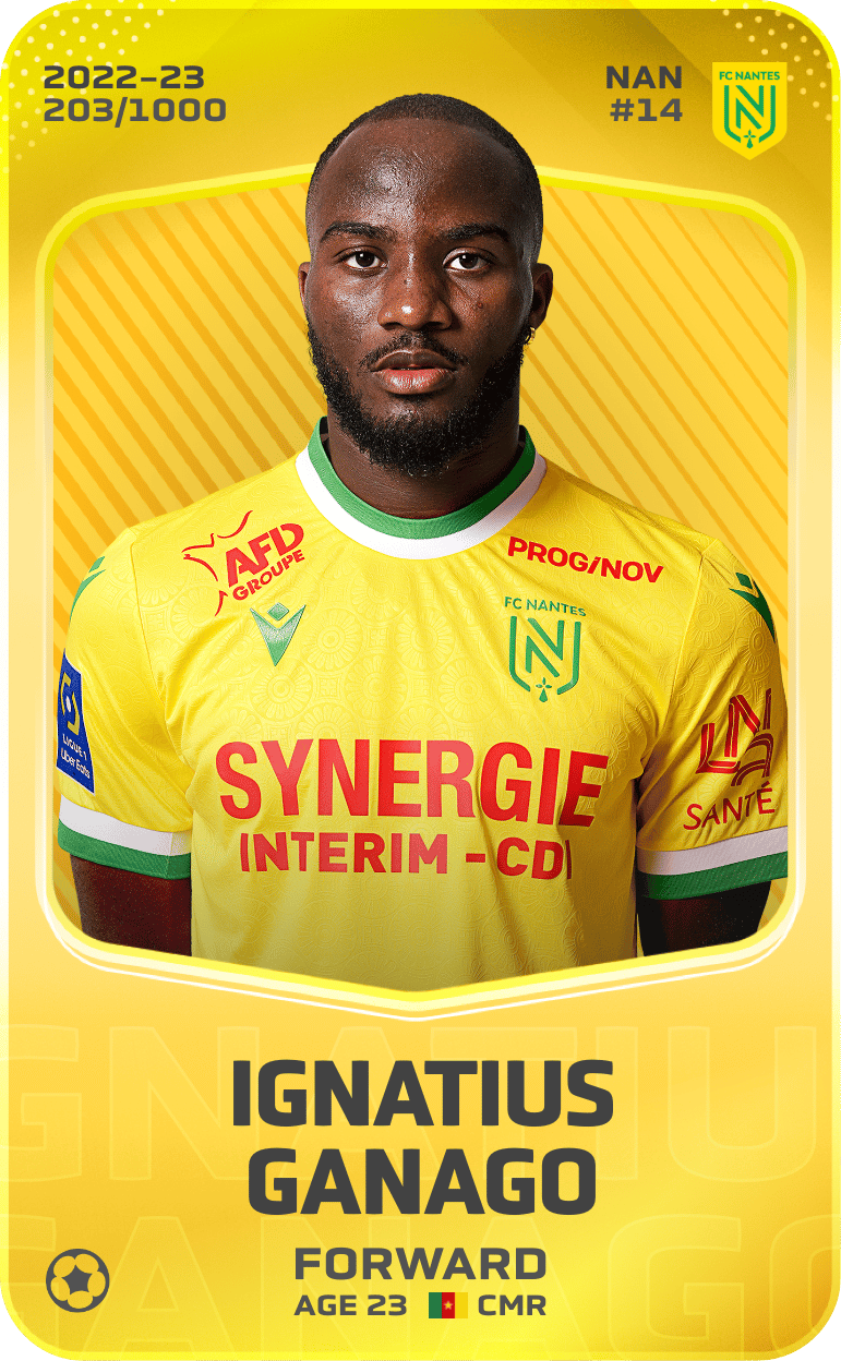 Ignatius Ganago 2022-23 • Limited 203/1000