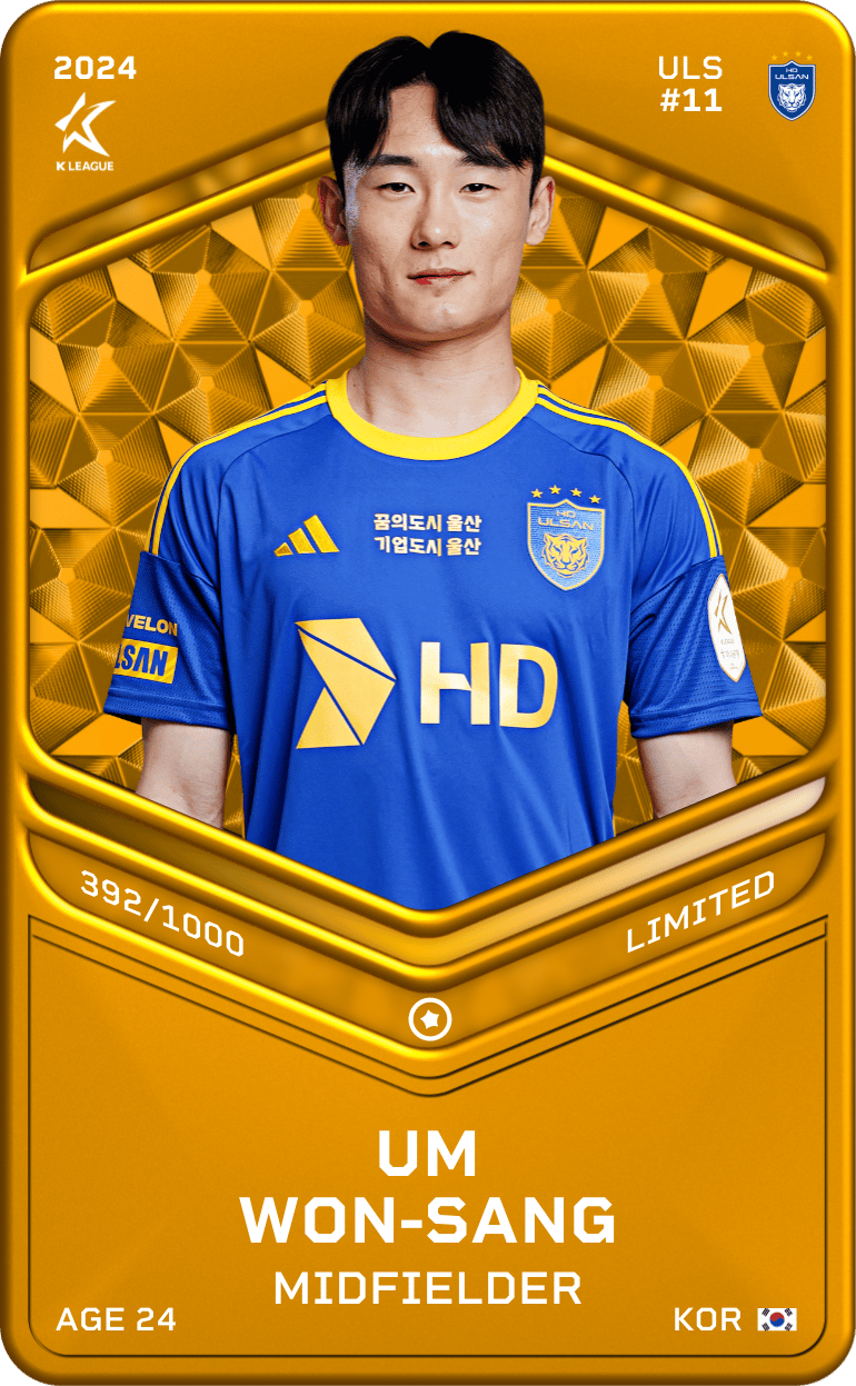 Um Won-Sang  2024-25 • Limited 392/1000