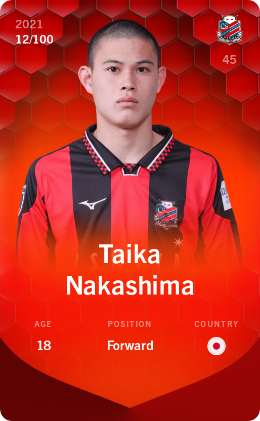 Sorare - Sorare Official - Taika Nakashima 2021-22 • Rare 12/100 - NFT # 71155738711110869390179332148481902272325329380218869586514295456748592211240