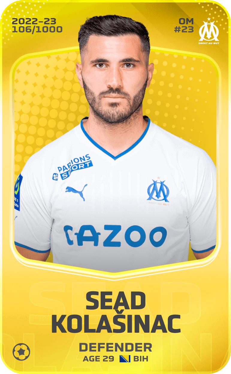 Sead Kolašinac 2022-23 • Limited 106/1000
