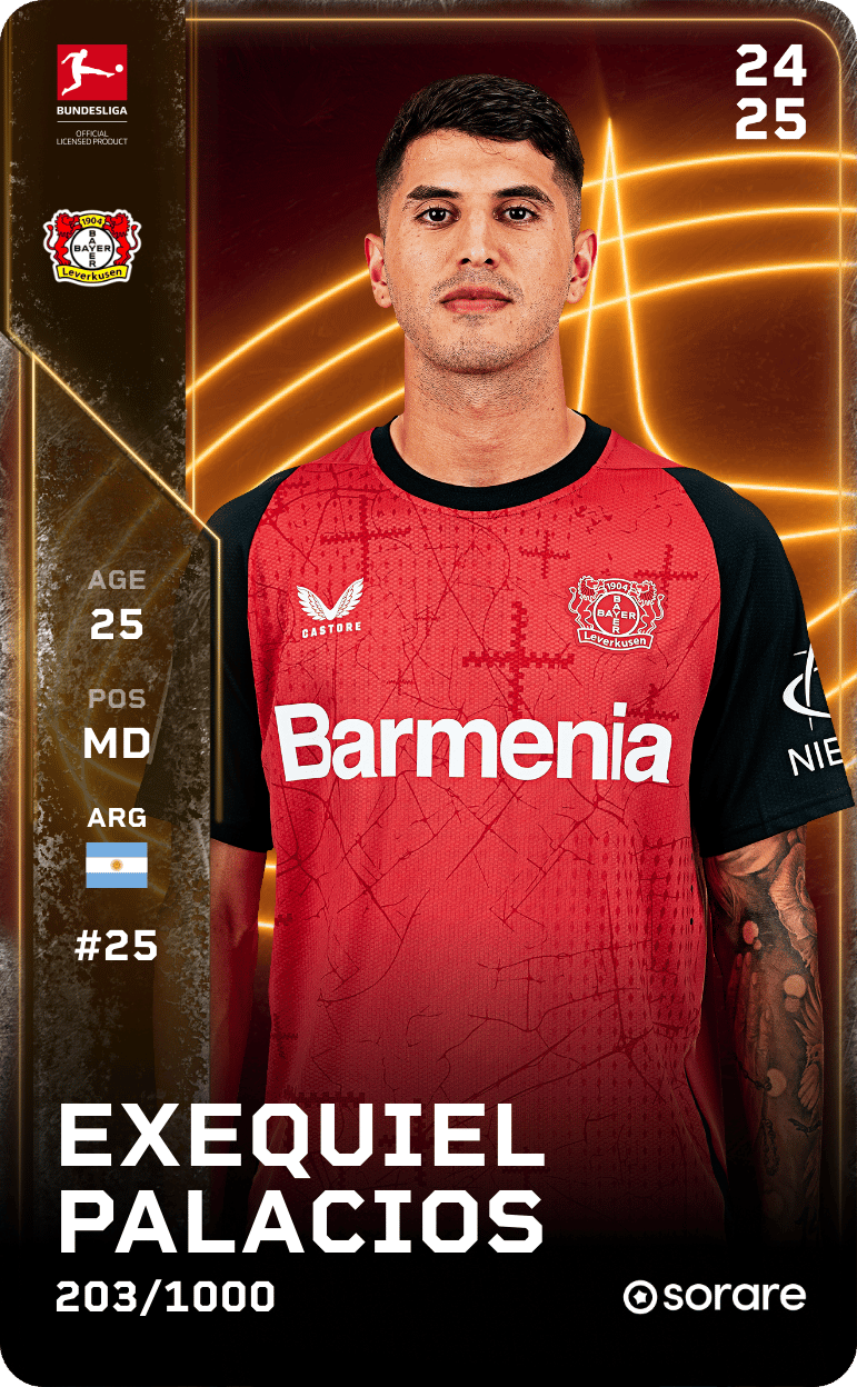 Exequiel Palacios 2024-25 • Limited 203/1000