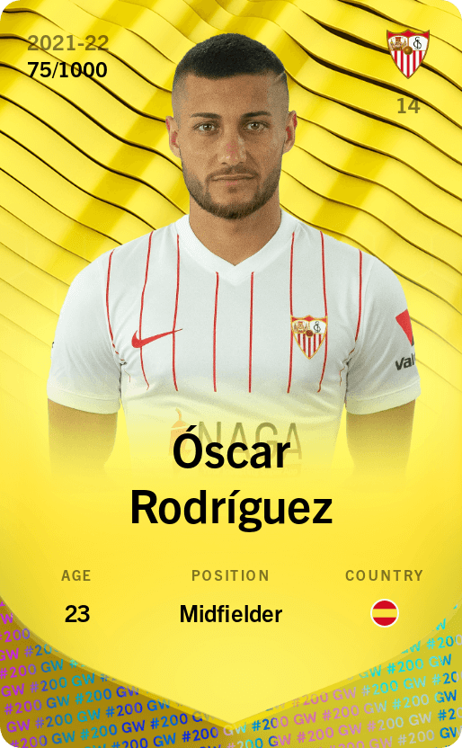 Óscar Rodríguez 2021-22 • Limited 75/1000