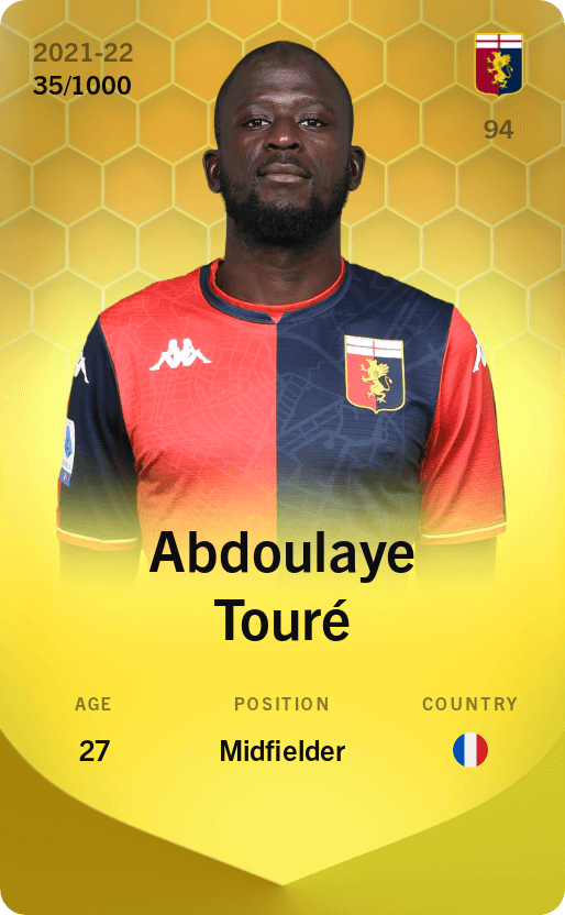 Abdoulaye Touré 2021-22 • Limited 35/1000