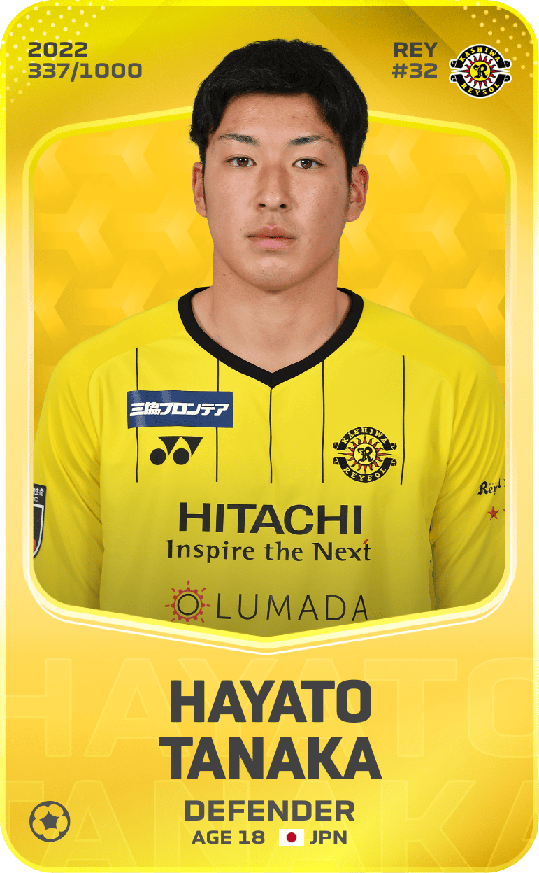 Hayato Tanaka 2022-23 • Limited 337/1000