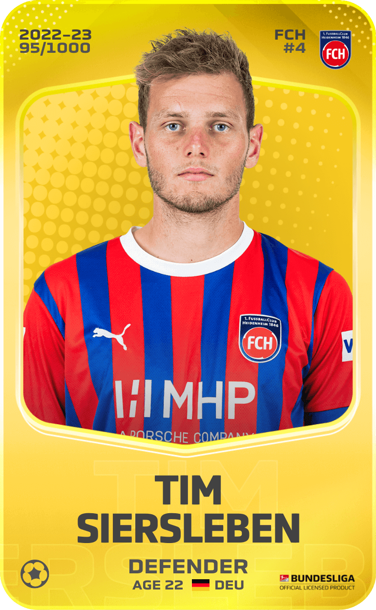 Tim Siersleben 2022-23 • Limited 95/1000