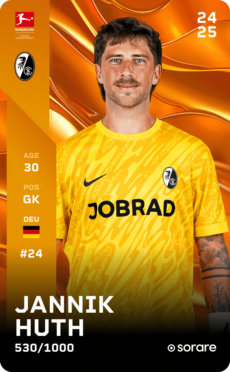 Jannik Huth 2024-25 • Limited 530/1000