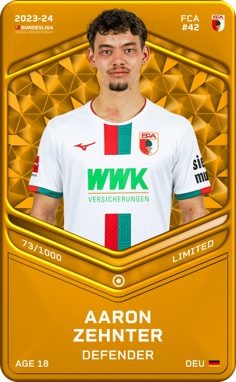 Aaron Zehnter 2023-24 • Limited 73/1000