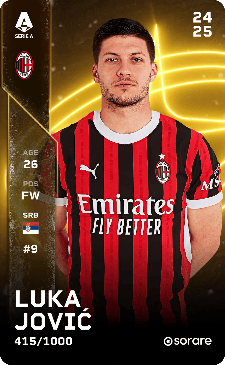 Luka Jović 2024-25 • Limited 415/1000