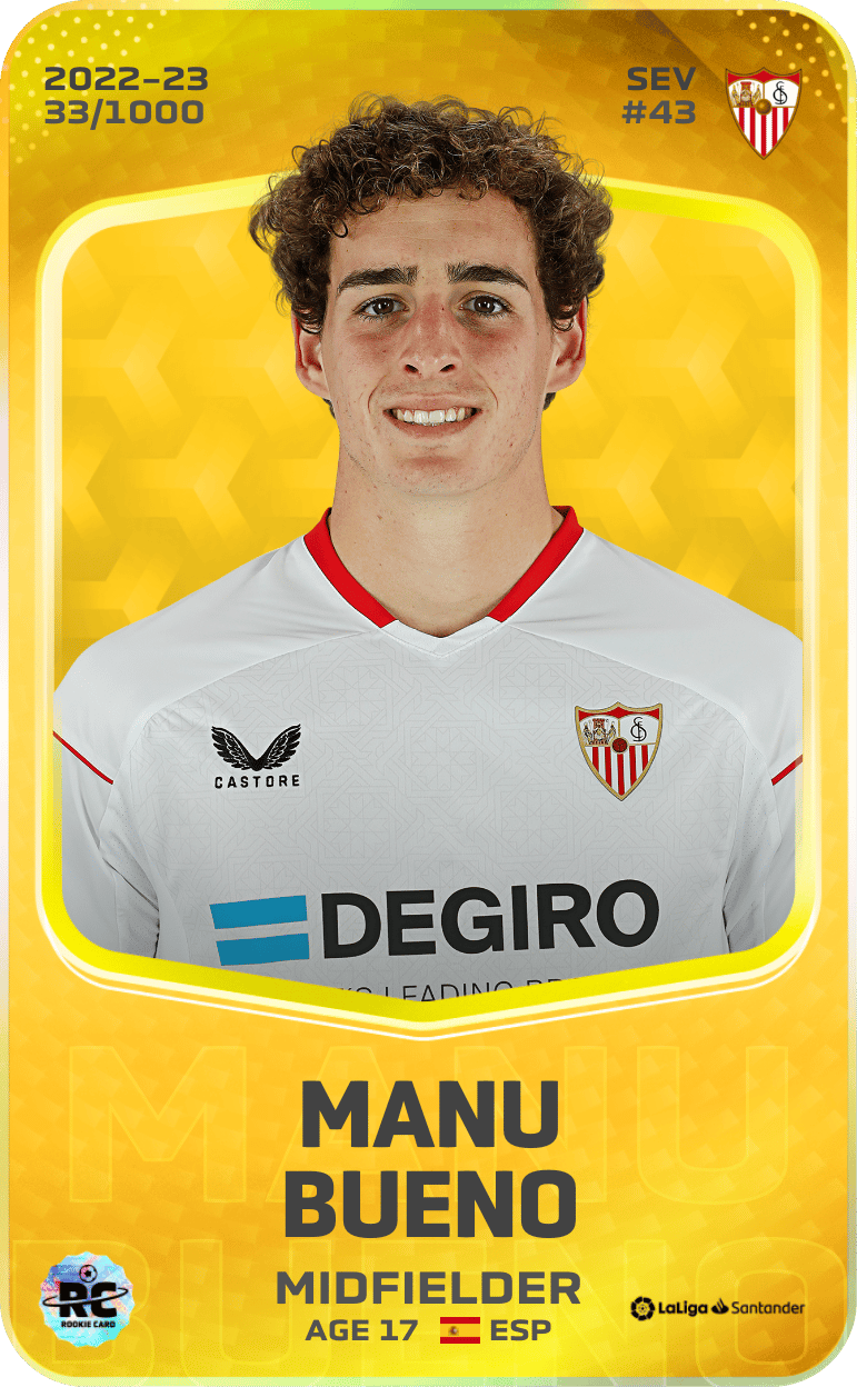 Manu Bueno 2022-23 • Limited 33/1000