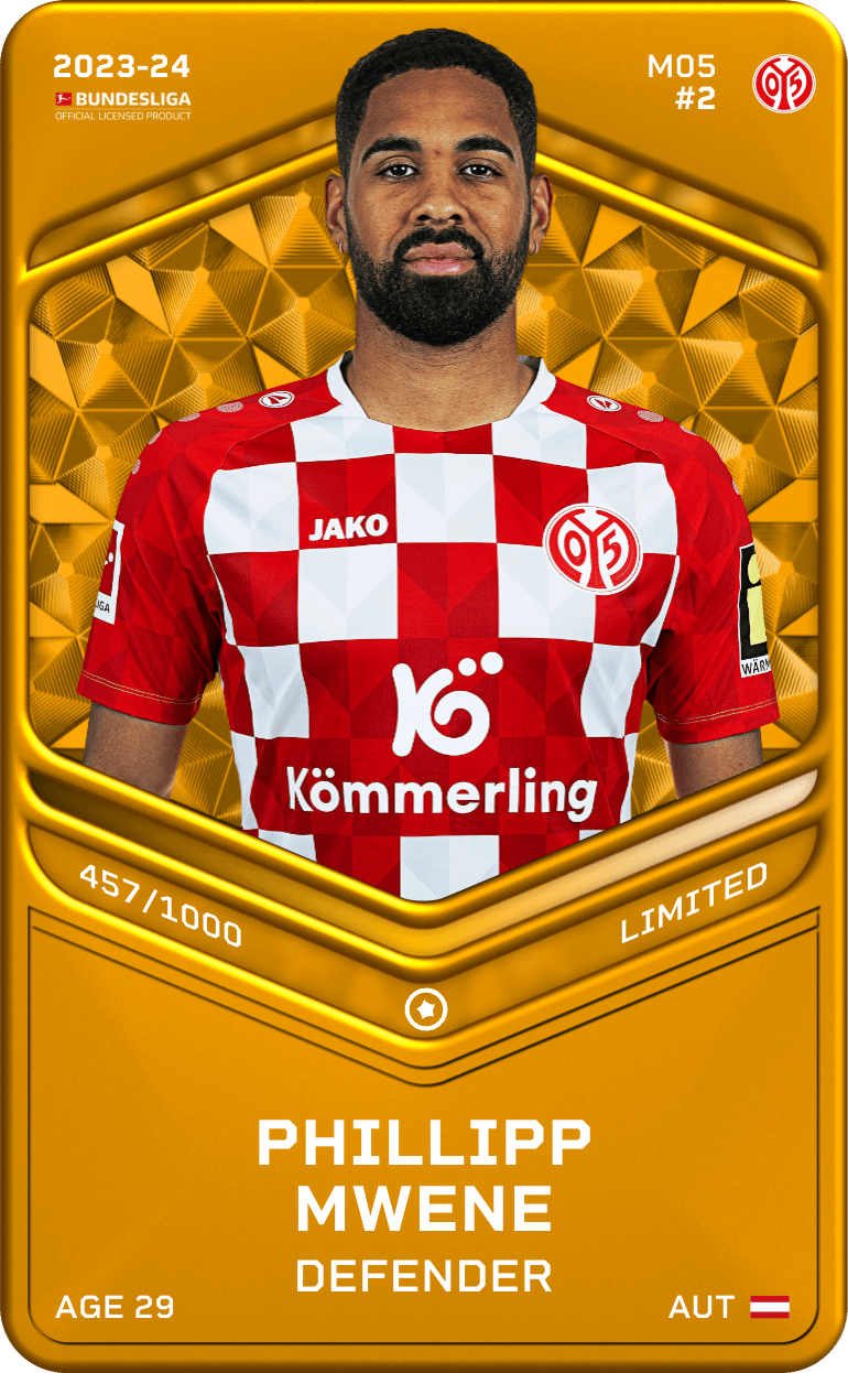 Phillipp Mwene 2023-24 • Limited 457/1000