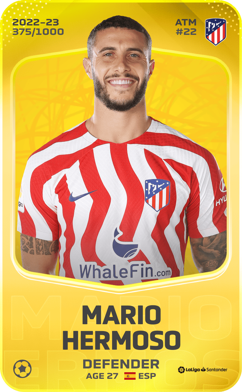 Mario Hermoso 2022-23 • Limited 375/1000