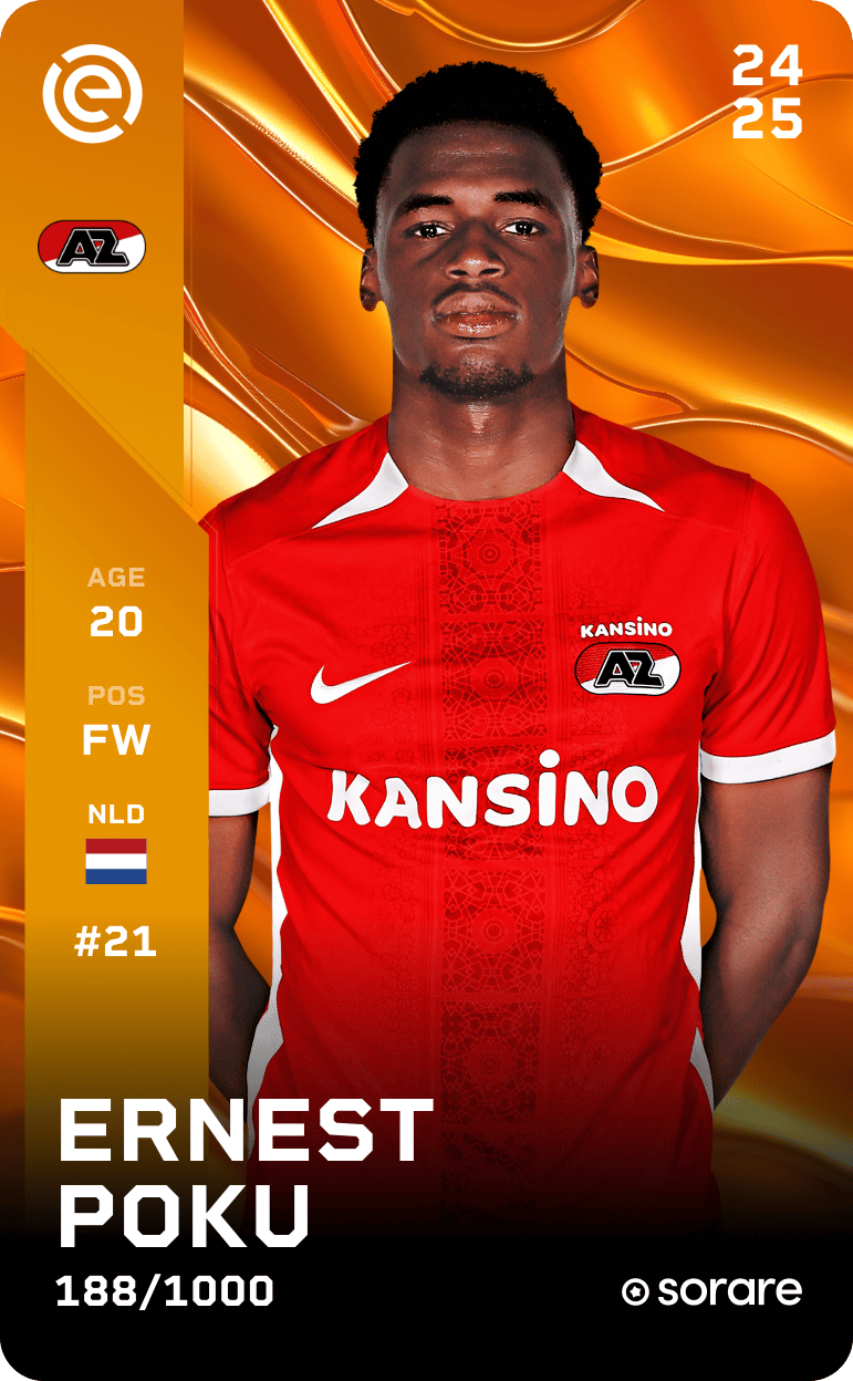 Ernest Poku 2024-25 • Limited 188/1000