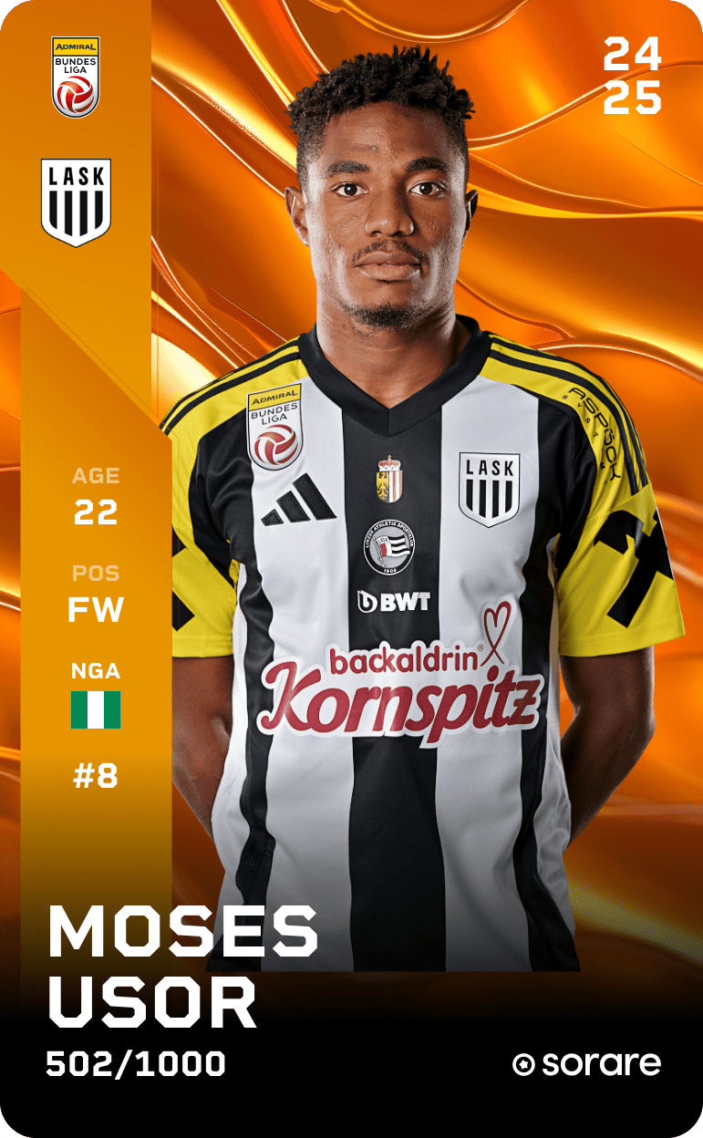 Moses Usor 2024-25 • Limited 502/1000