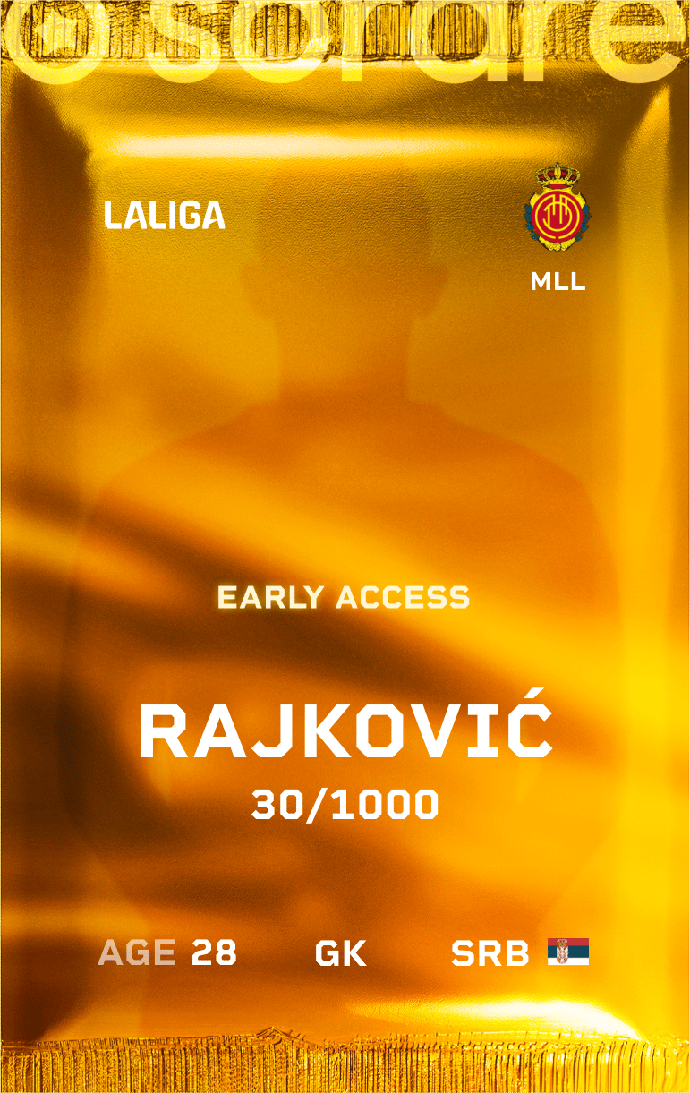 Predrag Rajkovic 2024-25 • Limited 30/1000