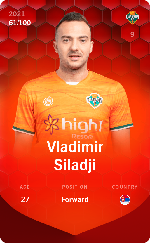 Sorare - Sorare Official - Vladimir Siladji 2021-22 • Rare 61/100 - NFT # 9247011230217260042102061655983070519552618100732568995298909158627569384198