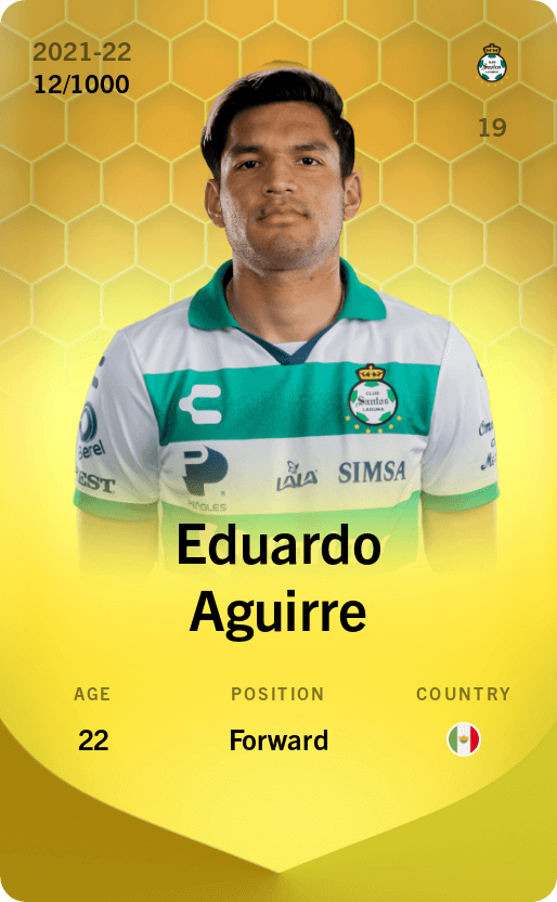 Eduardo Aguirre 2021-22 • Limited 12/1000