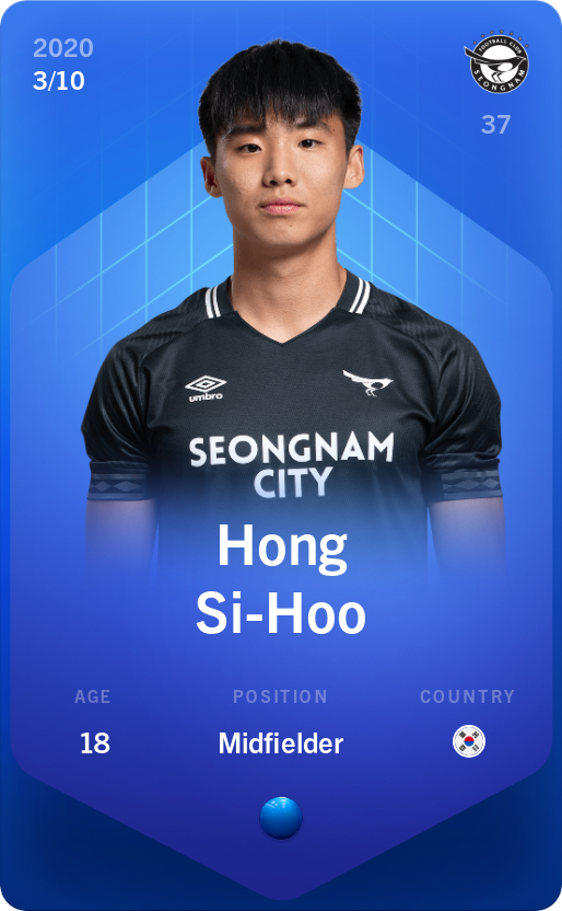Sorare - Sorare Official - Hong Si-Hoo 2020-21 • Super Rare 3/10 - NFT # 22113211425051407573516429874529433124608113276775205182394387527658152364152