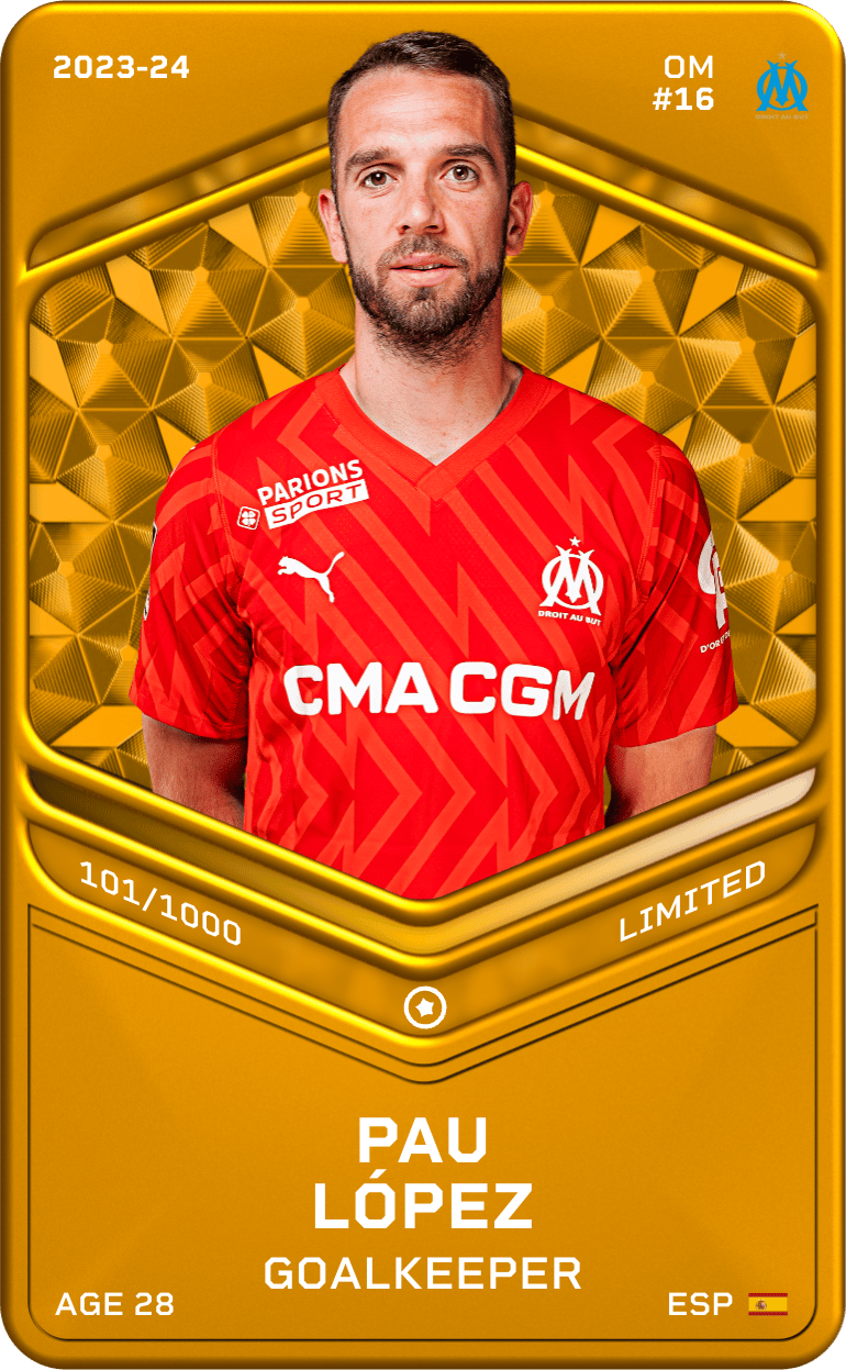 Pau López 2023-24 • Limited 101/1000